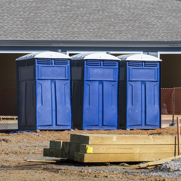 are there any restrictions on where i can place the porta potties during my rental period in Reamstown